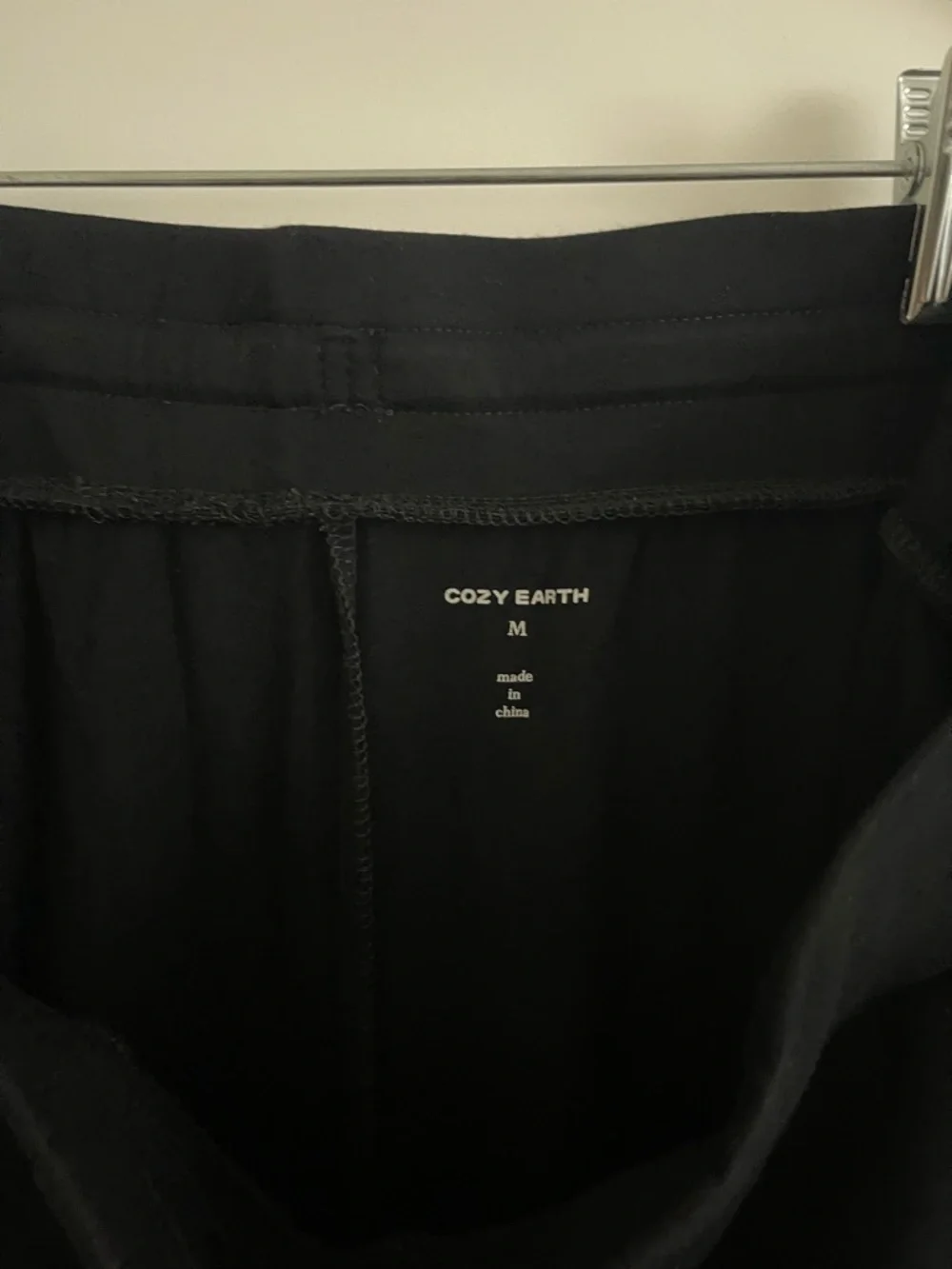 Cozy Earth Black Drawstring Jogger Pants - Picture 4 of 4
